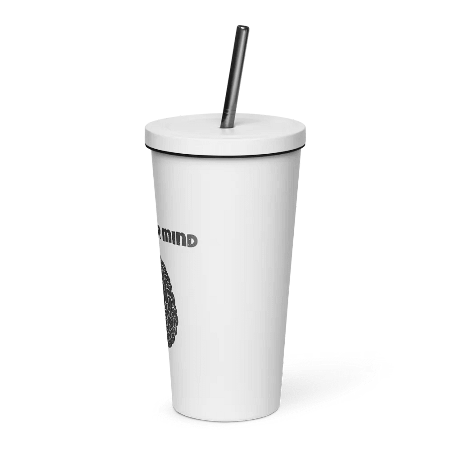 Feed Your Mind Insulated Tumbler with a Straw product image (3)