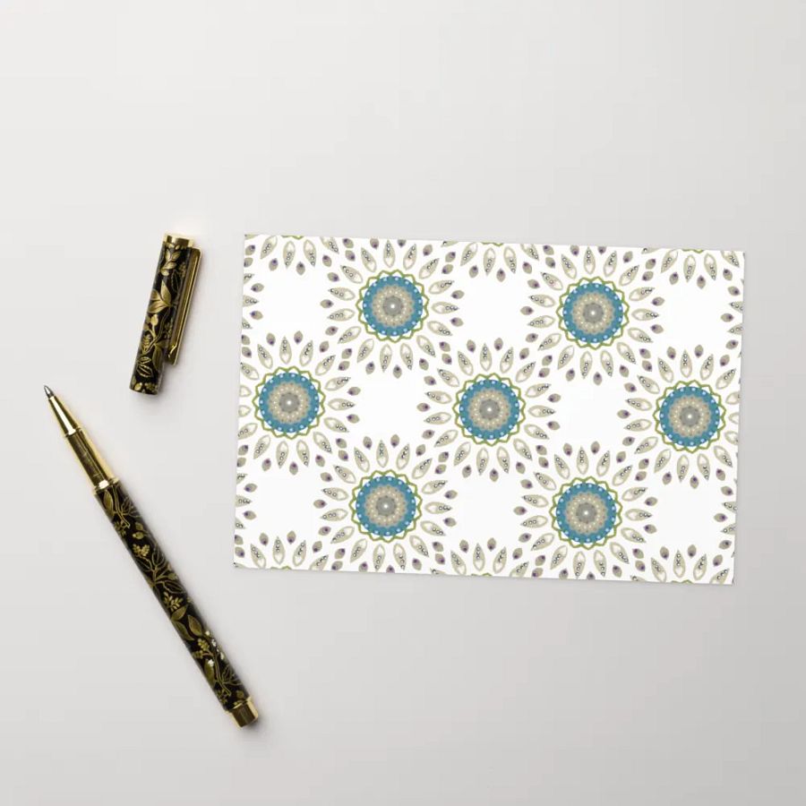 Phycadelic Creamy Bloom Greeting and Post Cards product image (9)