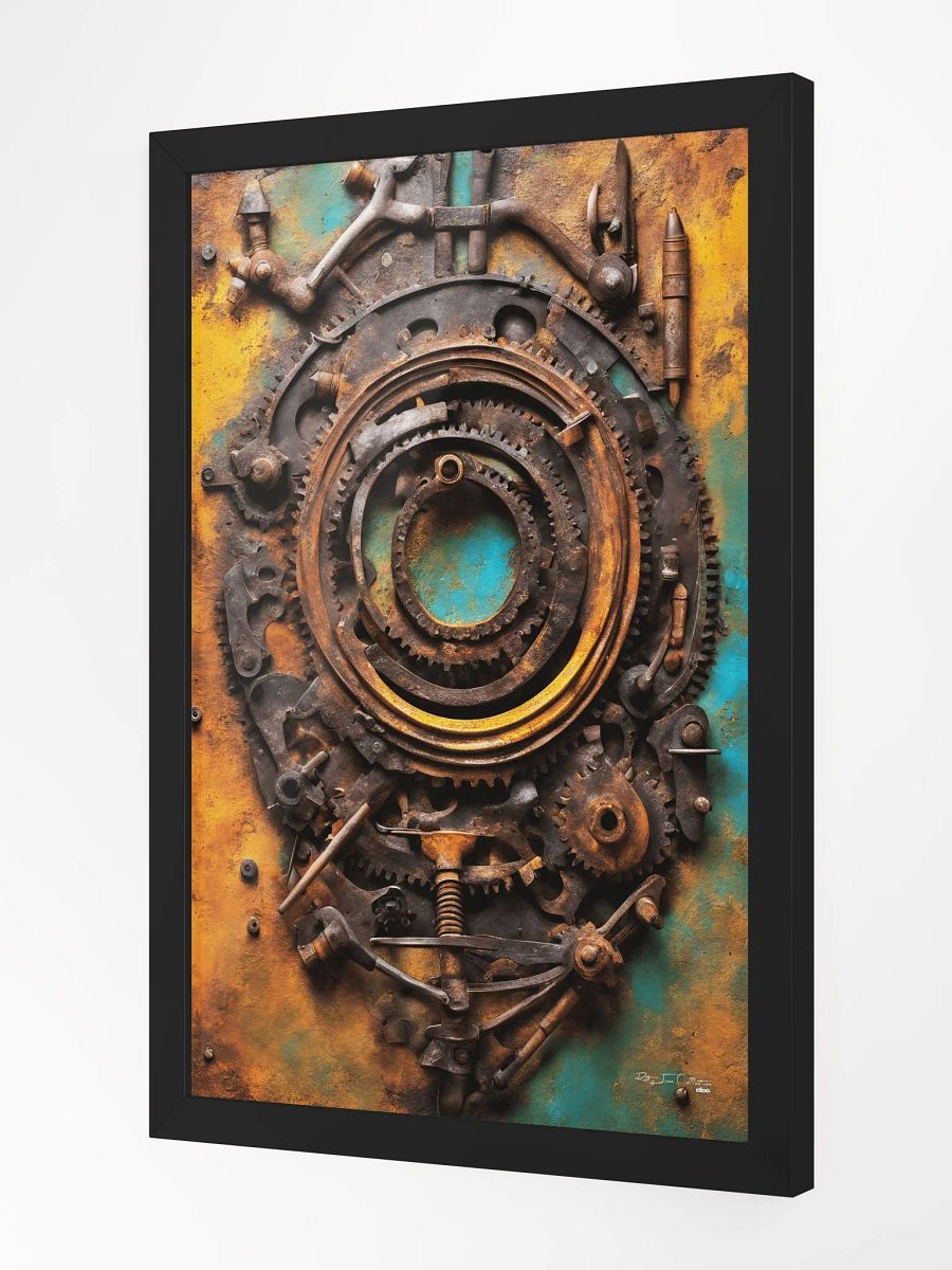 Unique Design Rusty Iron Wall Painting: Add Character to Your Space product image (3)