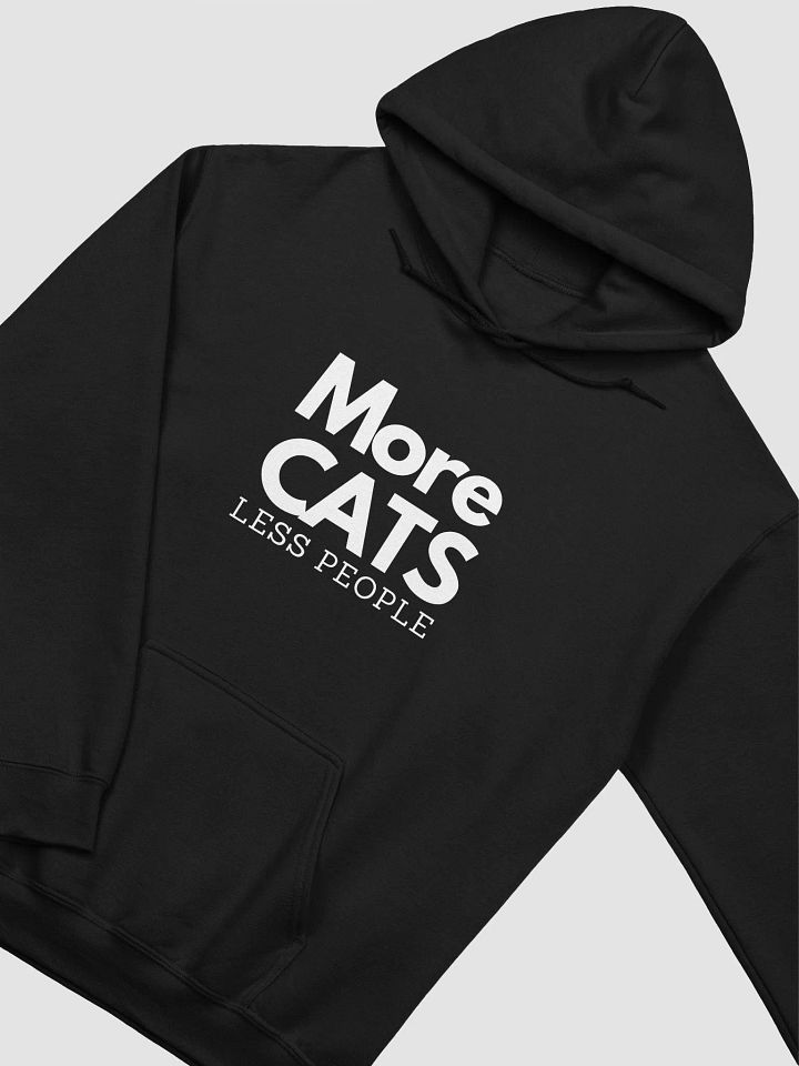 More Cats, Less People Hoodie product image (2)
