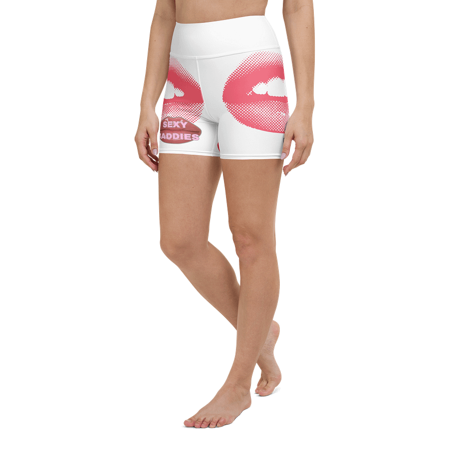 Glossy SexyBaddies Lips All-Over Yoga Shorts Women product image (3)