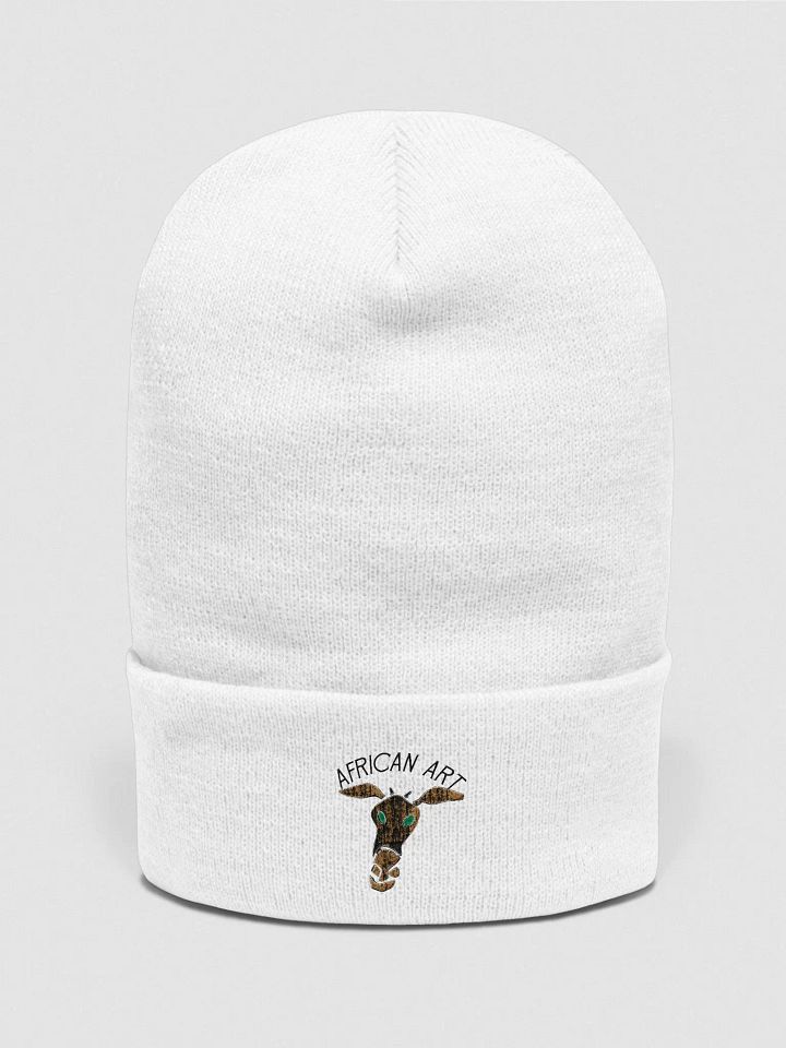 Rustic Bull Head Embroidered Beanie product image (1)