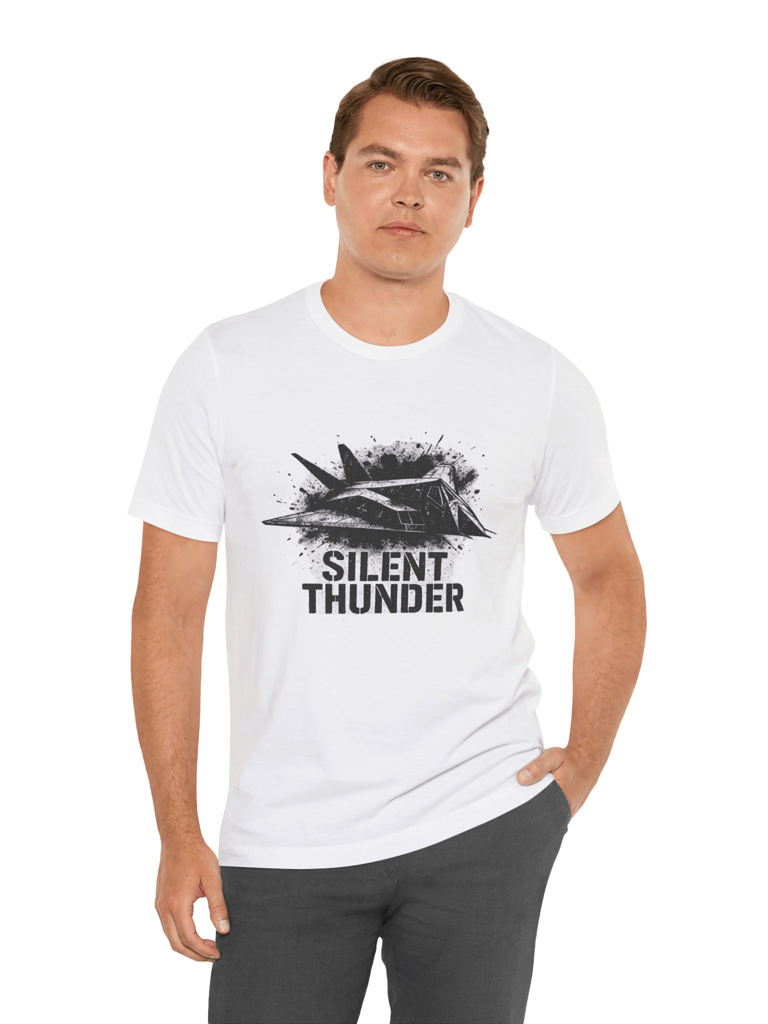 Silent Thunder Fighter Jet T-Shirt product image (4)