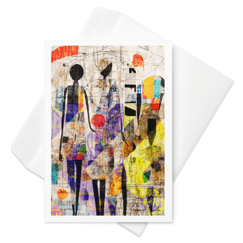 Window Shopping by Edward Martin Greeting Card product image (1)