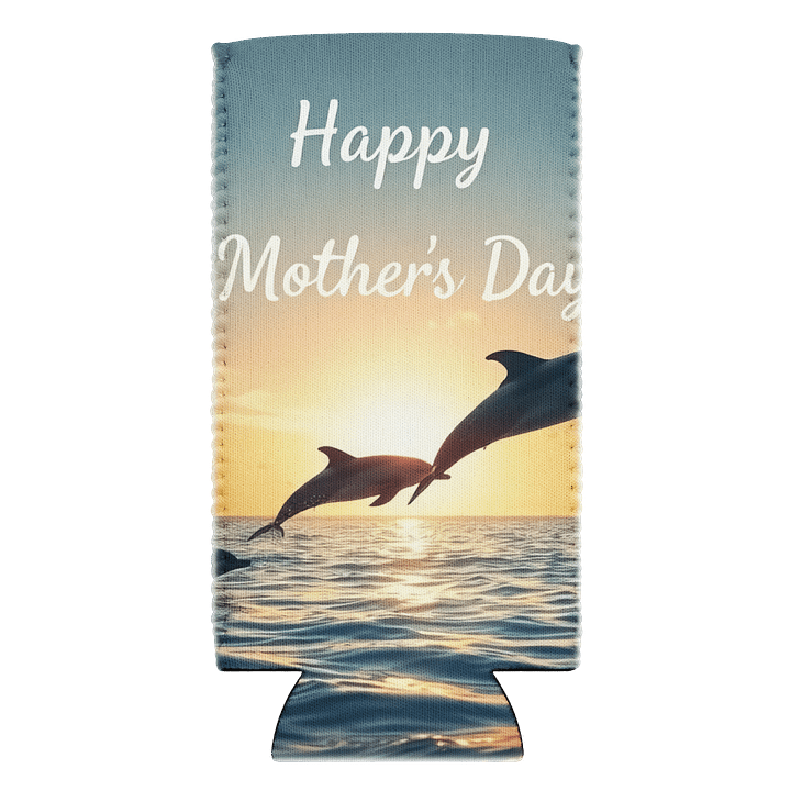 Sunset Dolphins Mother's Day Coozie product image (2)