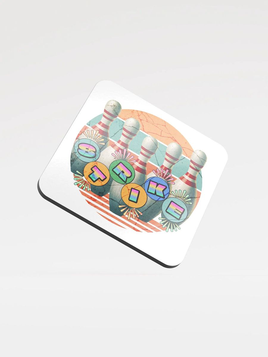 Bowling Pins Strike Retro Coaster Set product image (2)