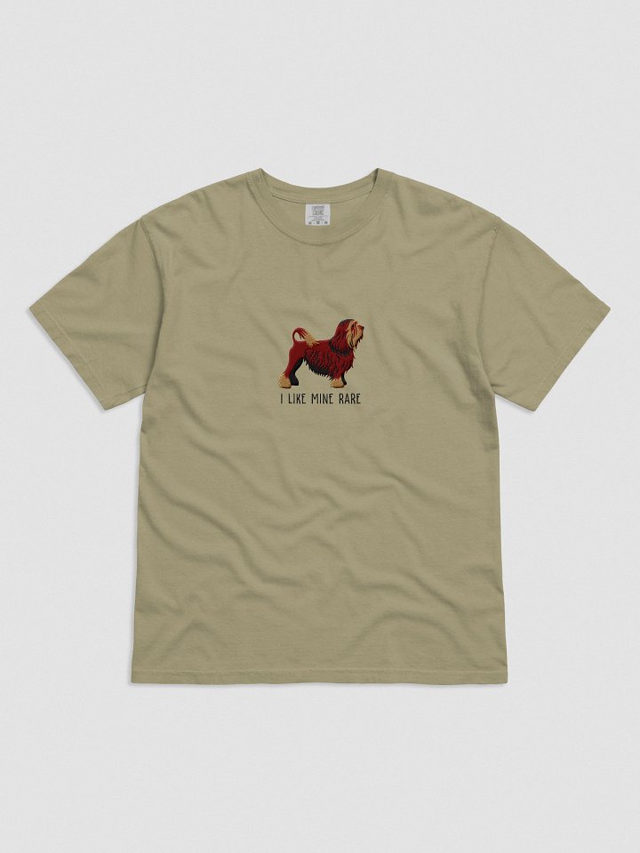 I Like Mine Rare T-Shirt(Embroidered) of a Lowchen(Chocolate) product image (11)