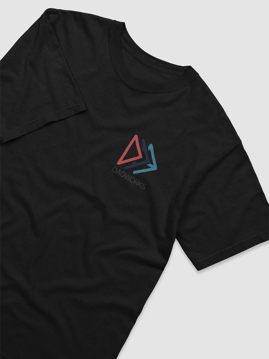 DAGWorks Dark logo on black t-shirt product image (3)