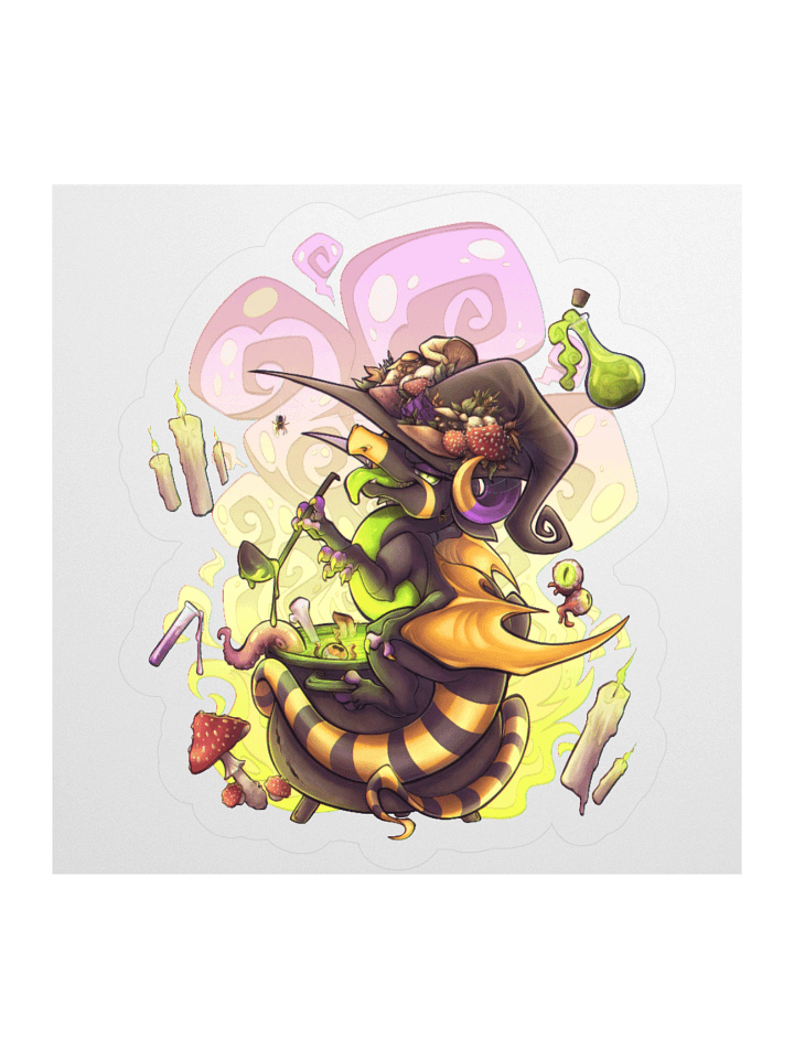 Witch Dragon - Halloween 2024 - sticker product image (1)
