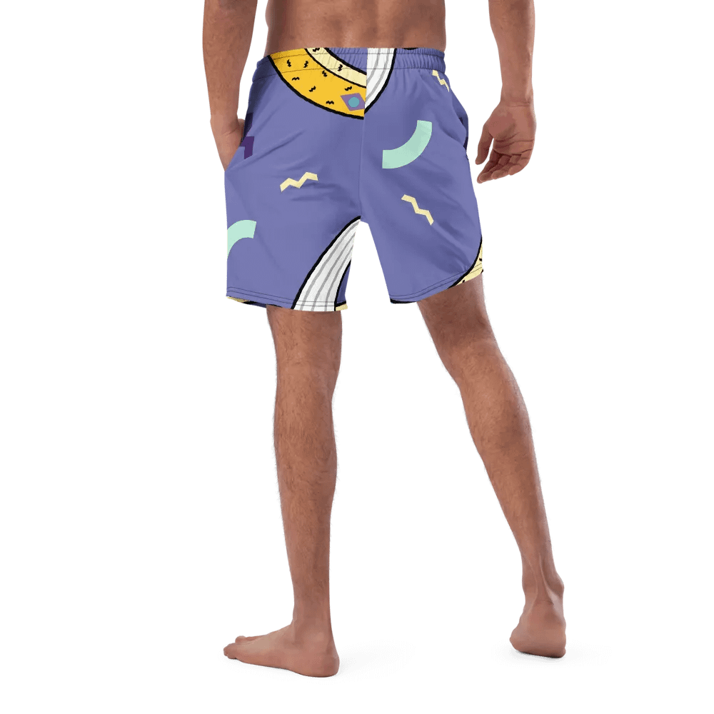 Peel and Play All-Over Print Swim Trunks product image (5)