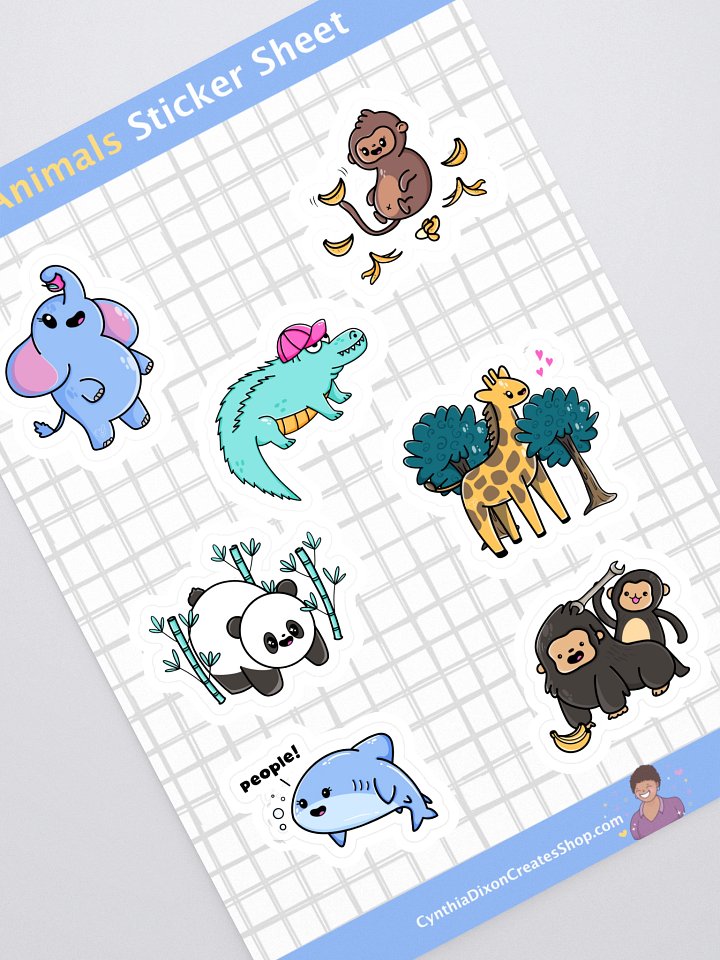 Animals Sticker Sheet product image (1)