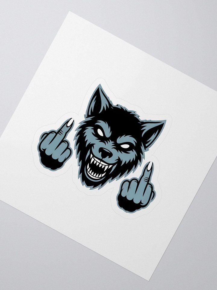 Rebel Wolf Kiss Cut Stickers product image (2)