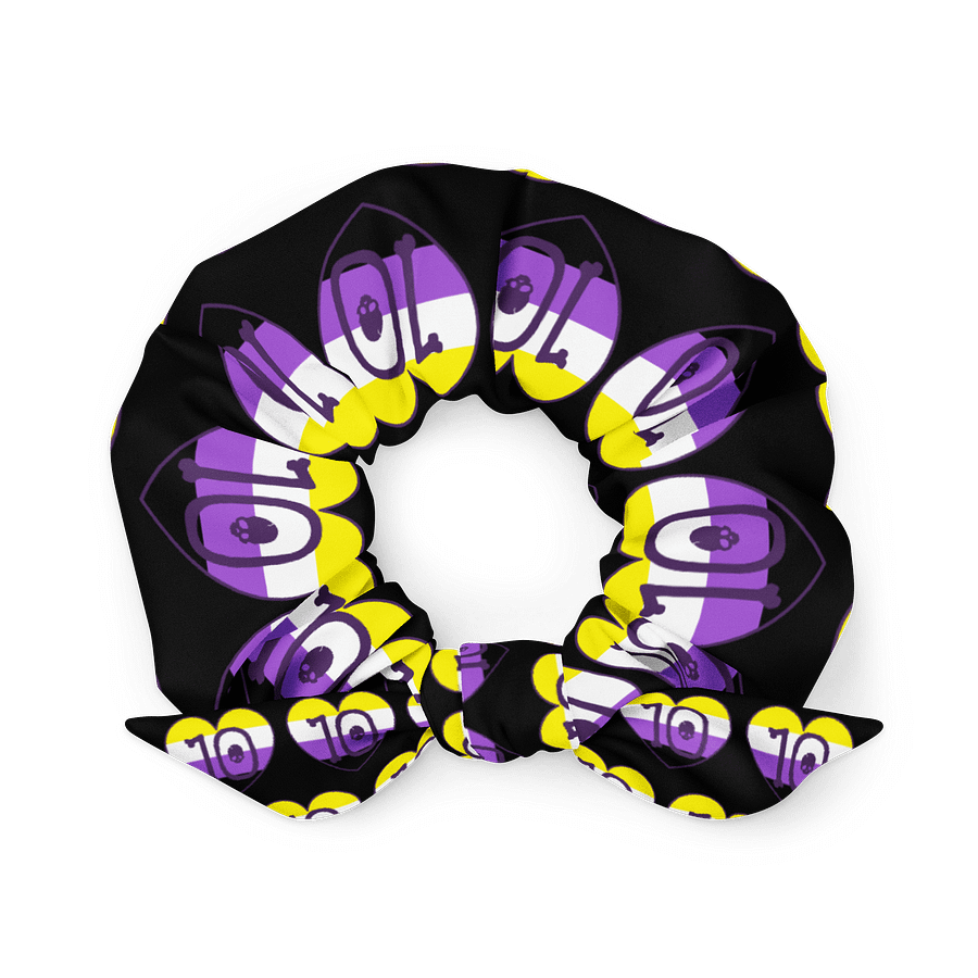 Nonbinary Pride Scrunchie product image (1)