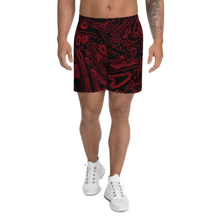 NF Red Topo Camo Shorts product image (1)