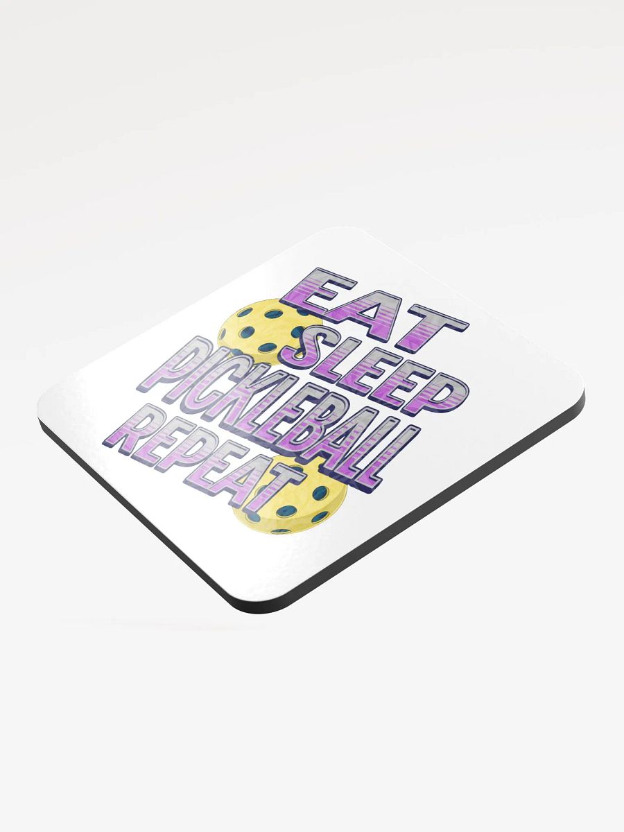 Eat Sleep Pickleball Repeat Angle Passion Cork Coaster product image (3)
