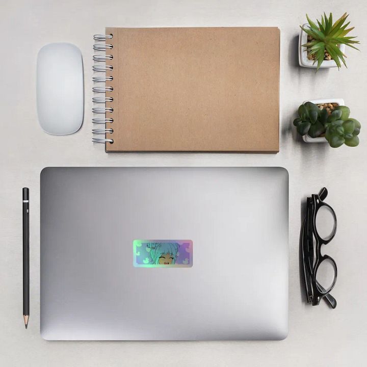 Laughing Ducky holographic sticker product image (2)