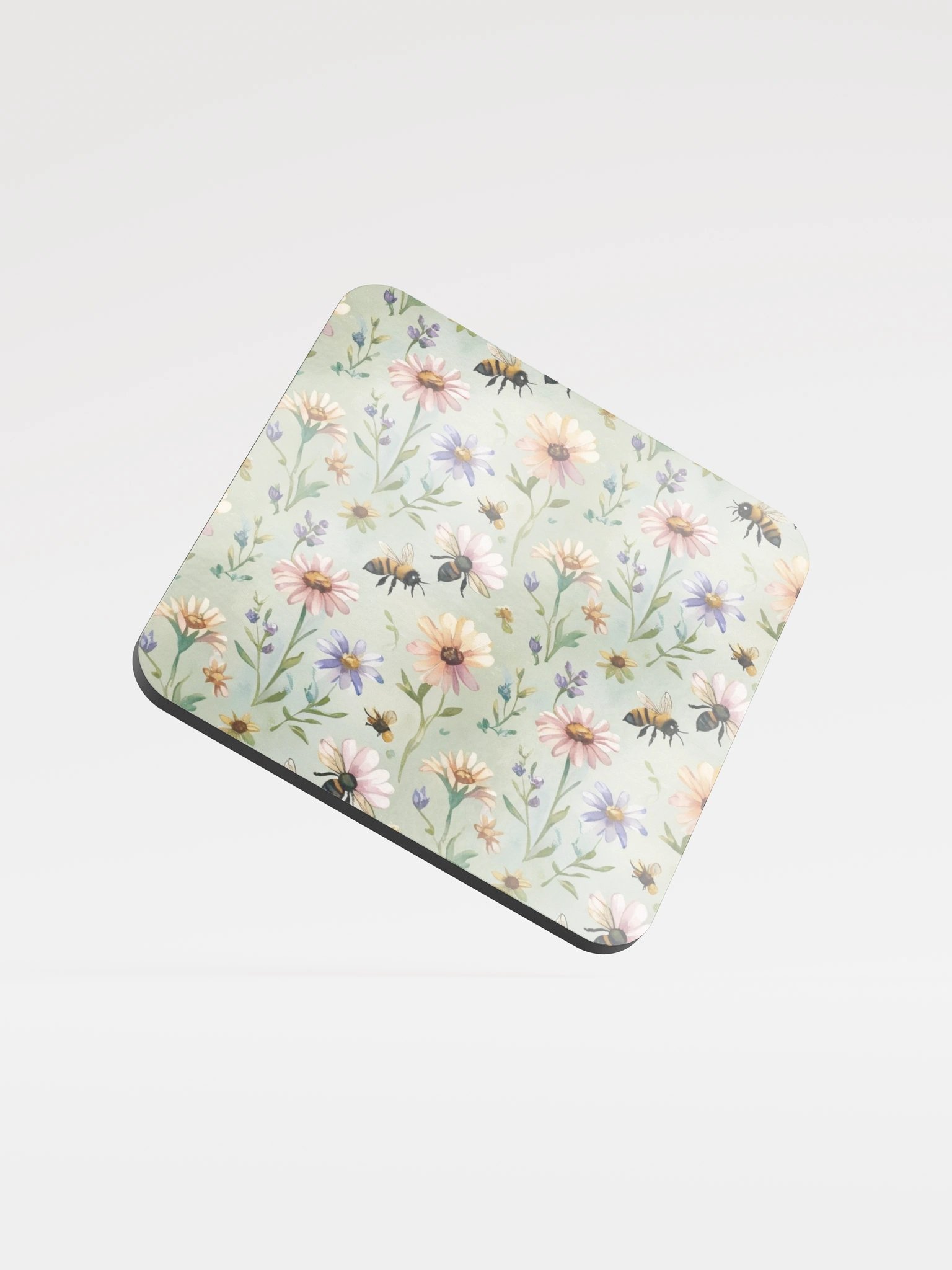 Buzzing Blooms Cork Coaster Set product image (1)