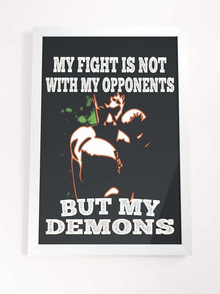 Fitness/Martial Arts Framed Poster - Fight With My Demons product image (4)