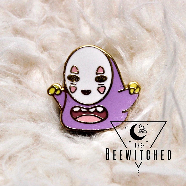 TheBeewitched || Cute No Face Pin || Spirited Away || Studio Ghibli product image (1)