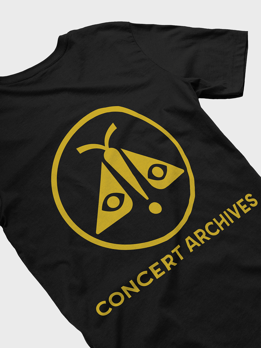 Psychedelic Alien Band Unisex T-Shirt (Logo on Back) product image (4)
