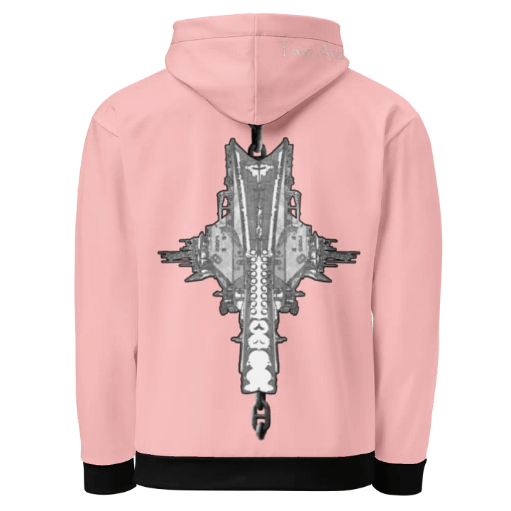 Pink Foss double tug Sketch Hoodie product image (1)