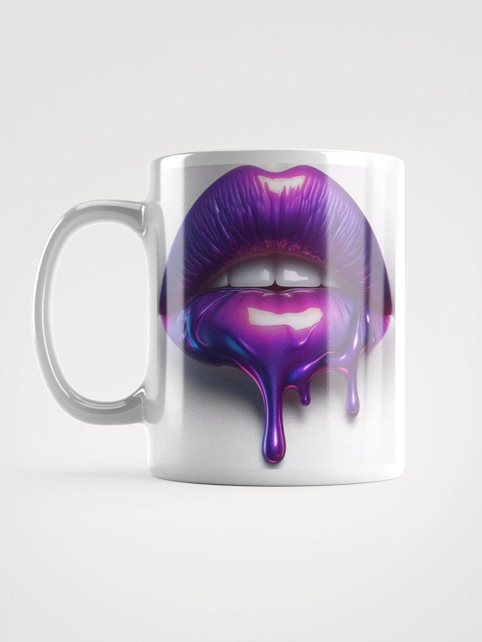 Metallic Lips Glossy White Mug product image (6)