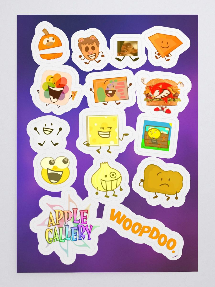 10 Years Sticker Sheet - YELLOW product image (1)