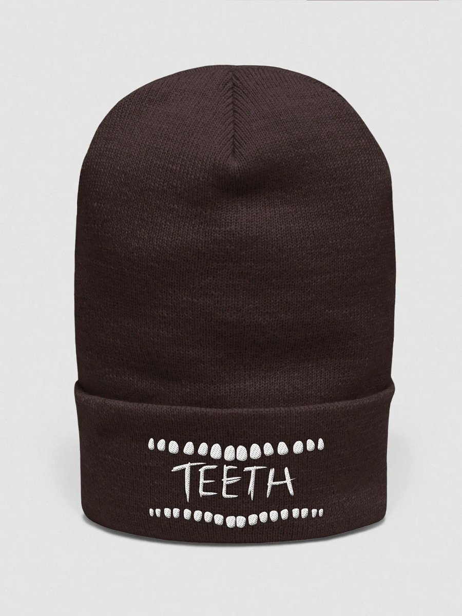 TEETH embroidered beanie product image (2)
