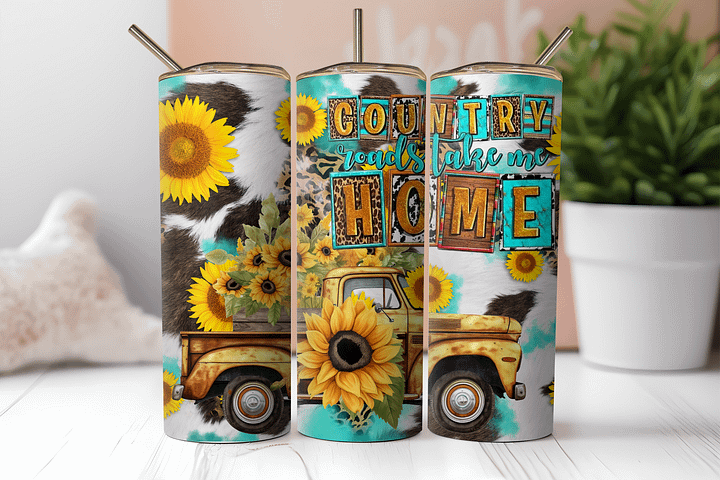Country Roads Tumbler: Sip and Wander! product image (2)