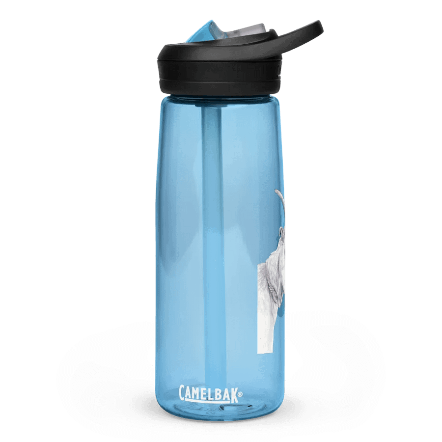 Goat Drawing Water Bottle Straw product image (4)