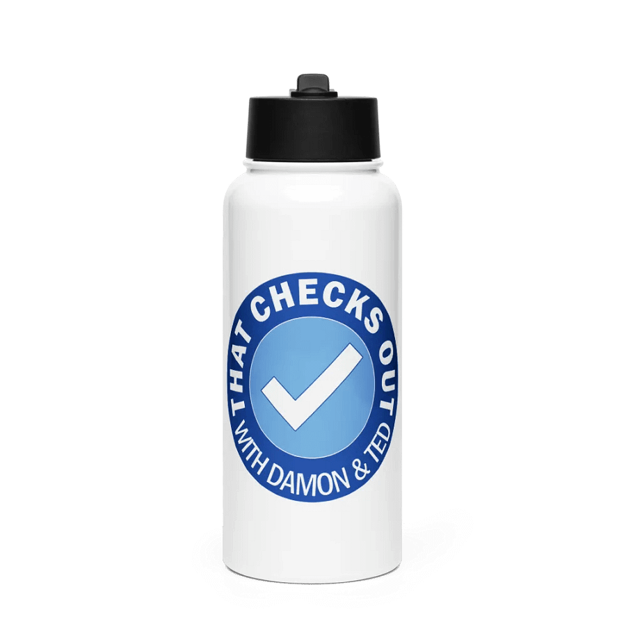 TCO Logo Stainless Water Bottle (straw) product image (1)