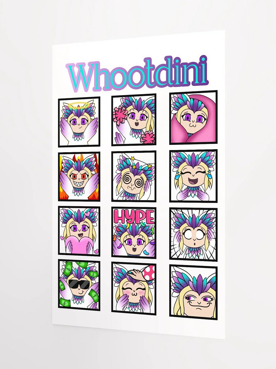 Whootdini Emote Poster product image (9)