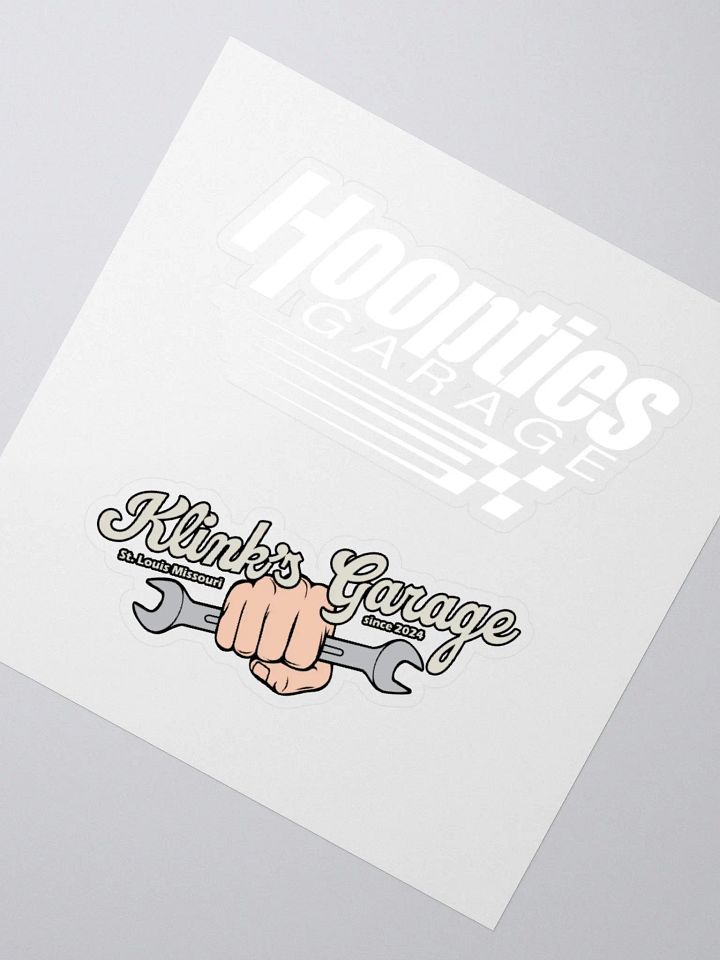 Hoopties & Klink's Garage Window decals product image (3)