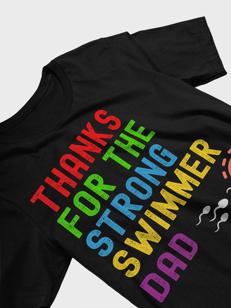 Colorful Graphic Swimmer Dad T-Shirt product image (26)
