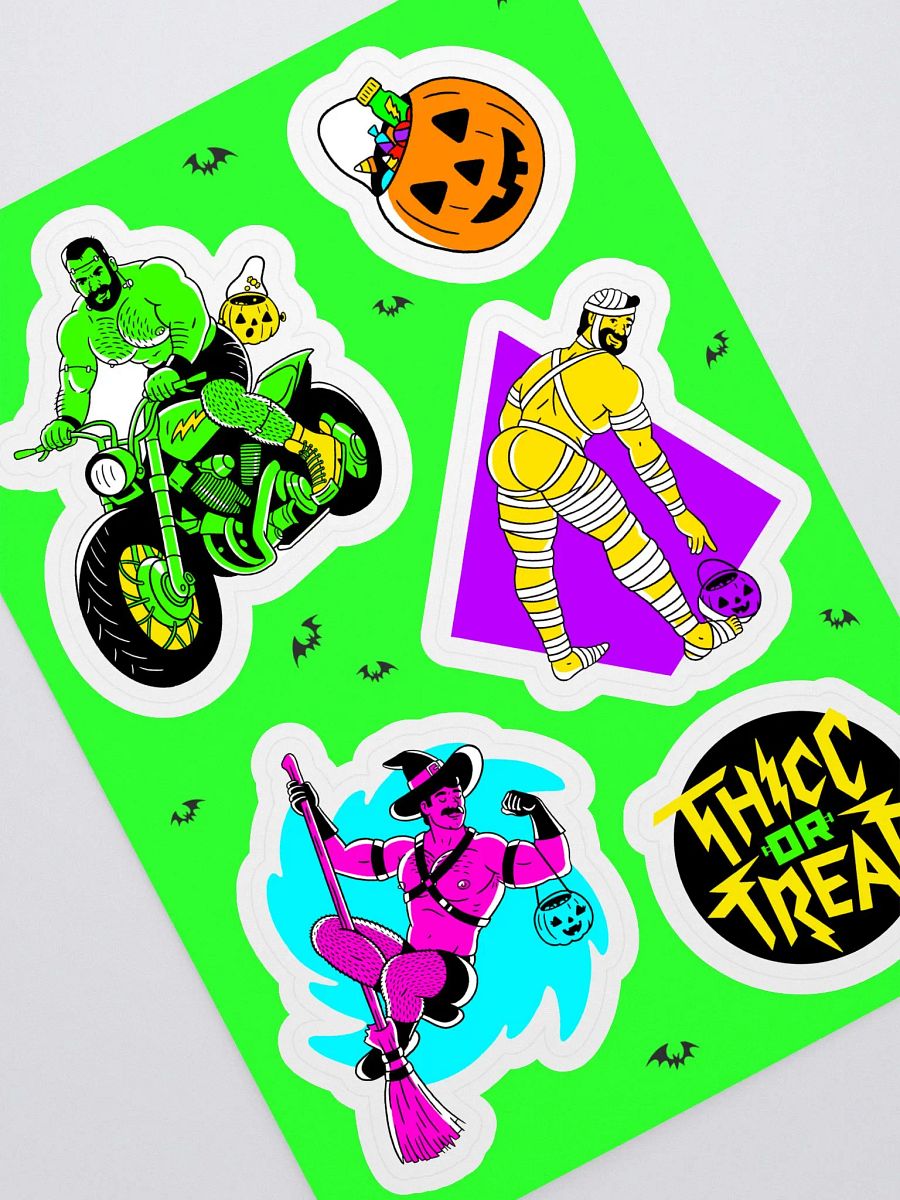 THICC or TREAT 2024 Sticker Sheet 1 product image (3)