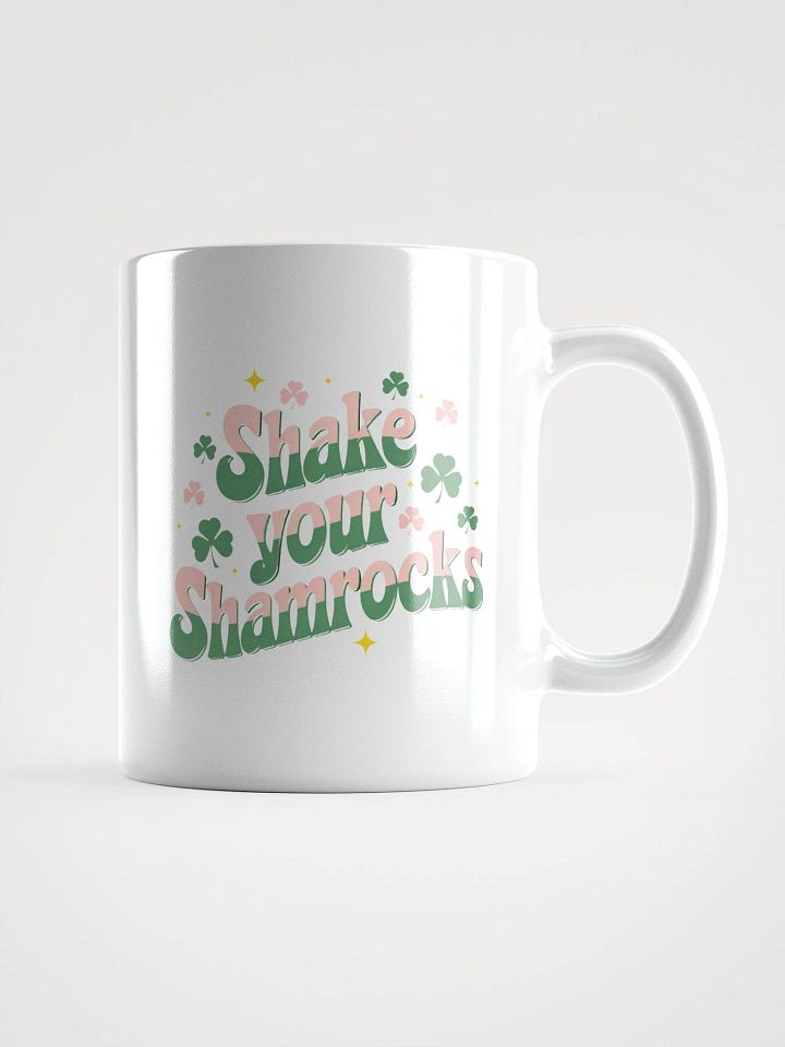 Shake Your Shamrocks White Glossy Mug product image (3)