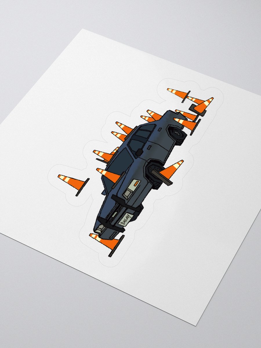 Cone Car Sticker product image (9)