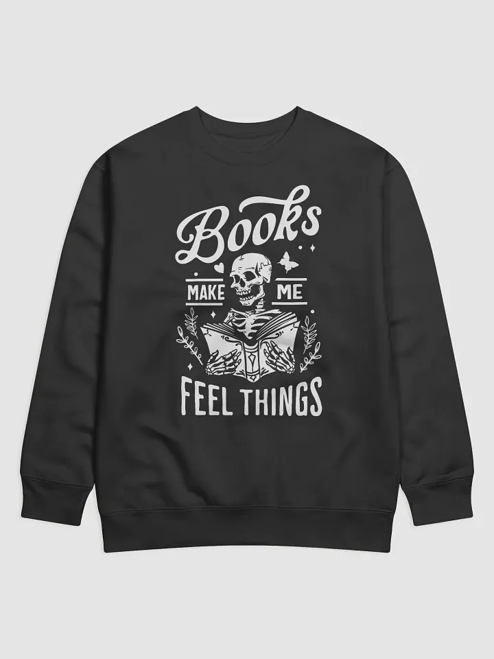 Books Make Me Feel Things Hoodie product image (1)