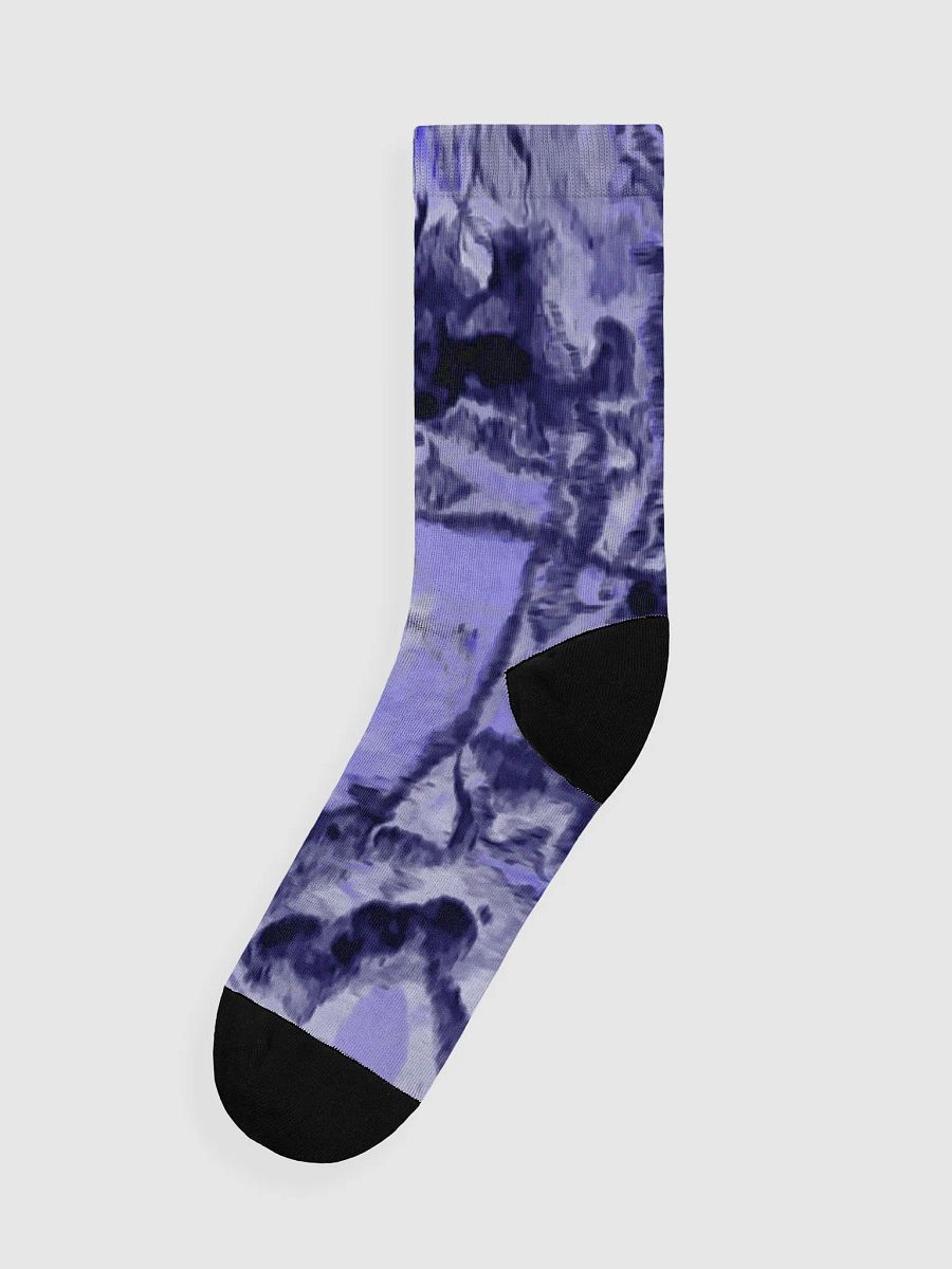Purple Fluid Art Socks product image (1)
