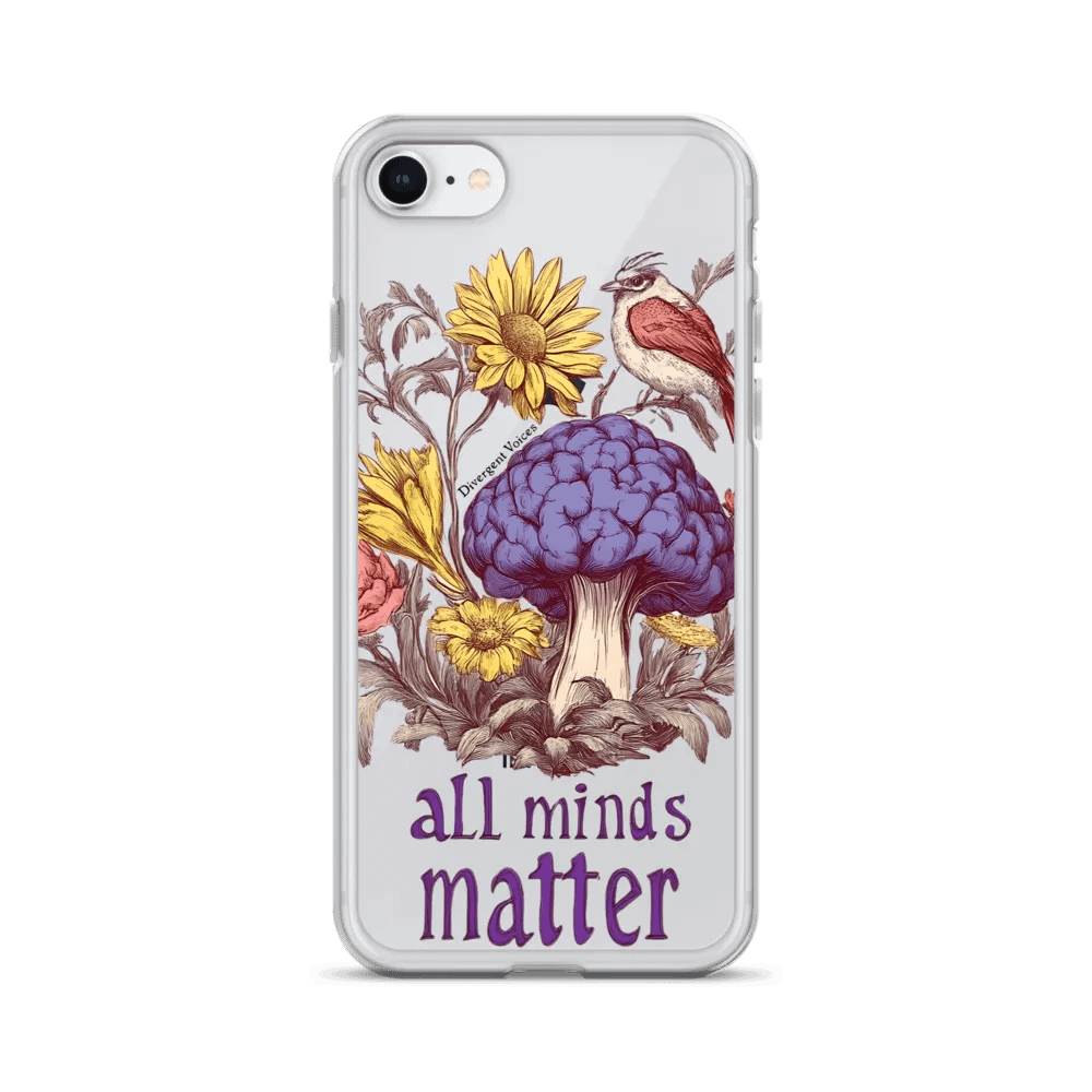 All Minds Matter Mushroom Phone Case product image (1)