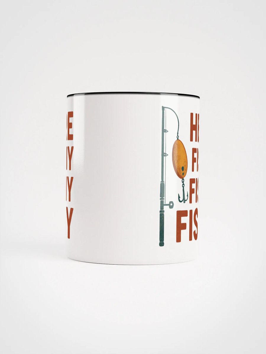 Here Fishy Fishy Fishy Coffee Mug – Funny Vintage Fishing Gift product image (31)