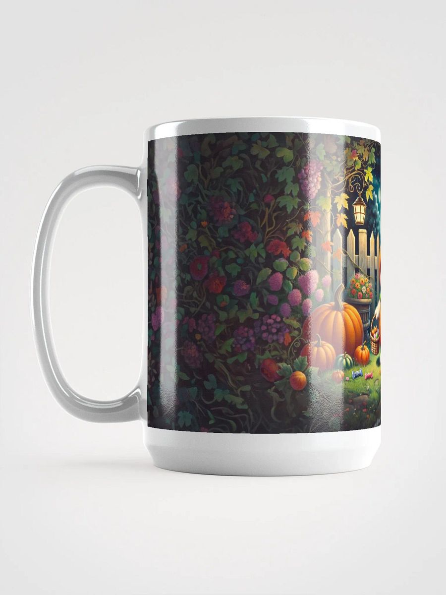 Bunny Rabbit Pumpkin Patch 15 oz White Mug product image (6)