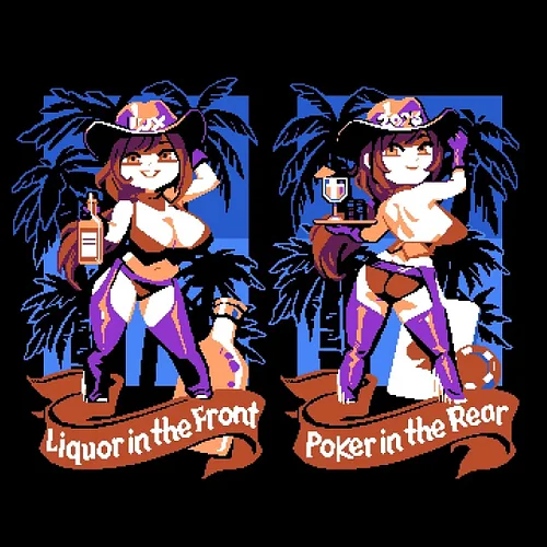 new double trouble duo design tee in the shop, 100% organic cotton!

For people who like to drink and play cards (I guess...)...