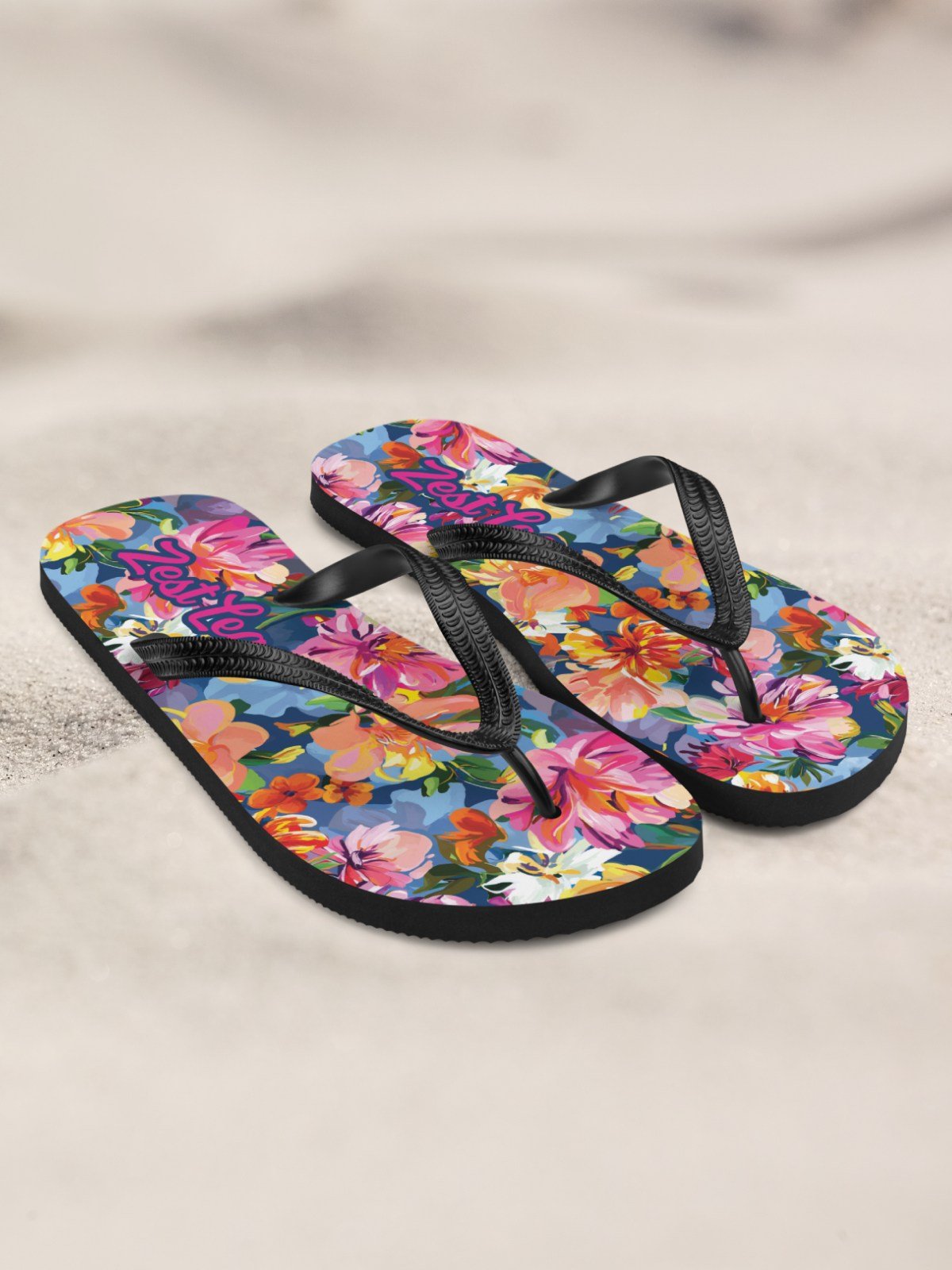 Flip flops "Bold Abstract Florals" product image (4)