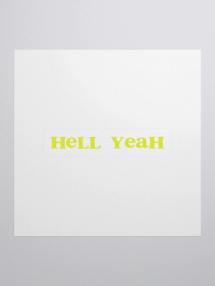 Hell Yeah Sticker (Shrek Version) product image (1)
