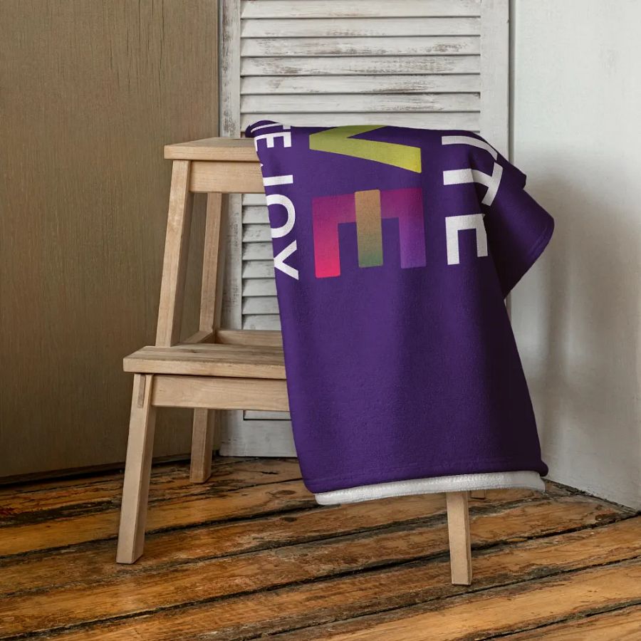 Infinite Love Infinite Joy Block Towel product image (4)