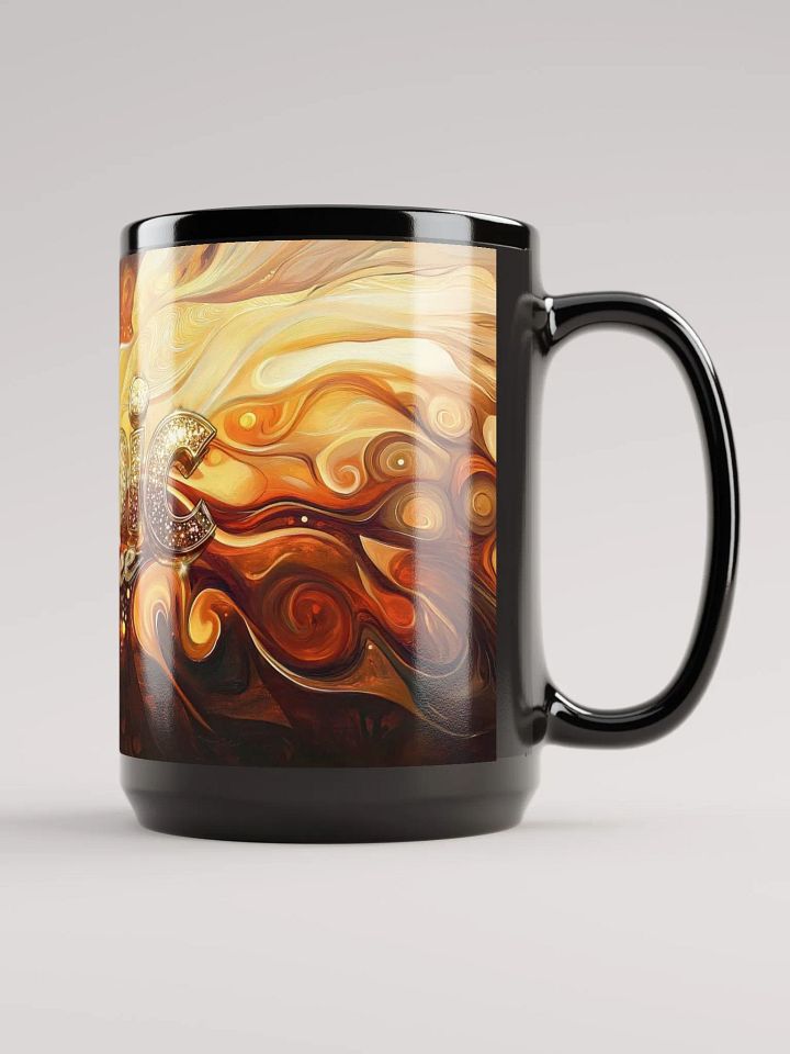 Cosmic Coffee Black Glossy Mug product image (2)