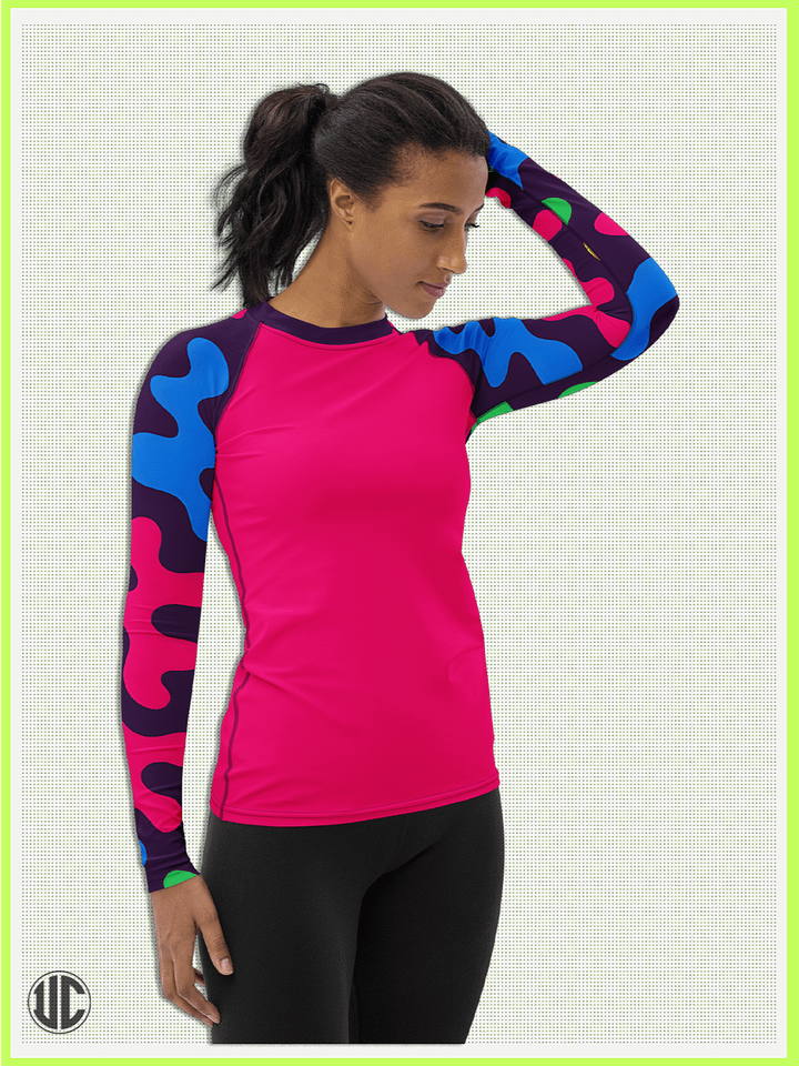 Nova’s Acid Pop – Women’s Rash Guard product image (1)
