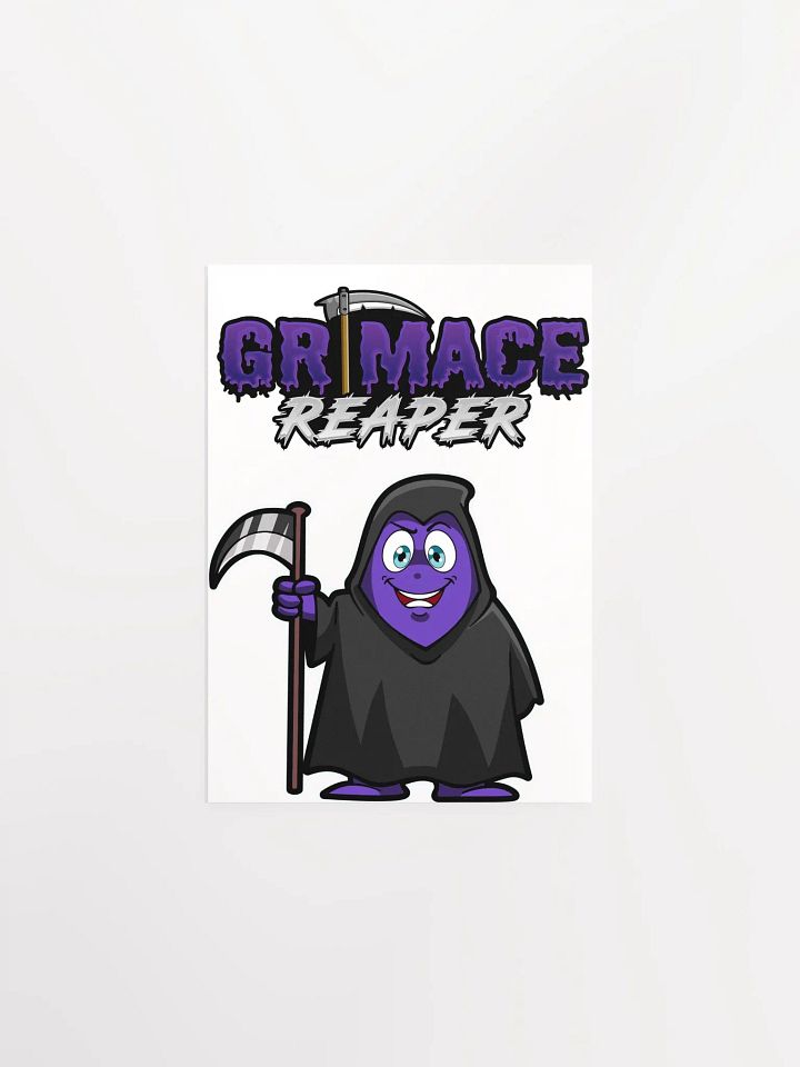 The Grimace Reaper Poster product image (1)