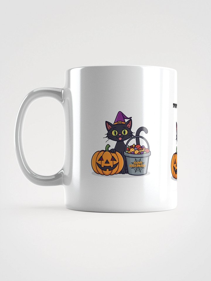 Spooky? Nope, Just Cute White Glossy Mug product image (1)